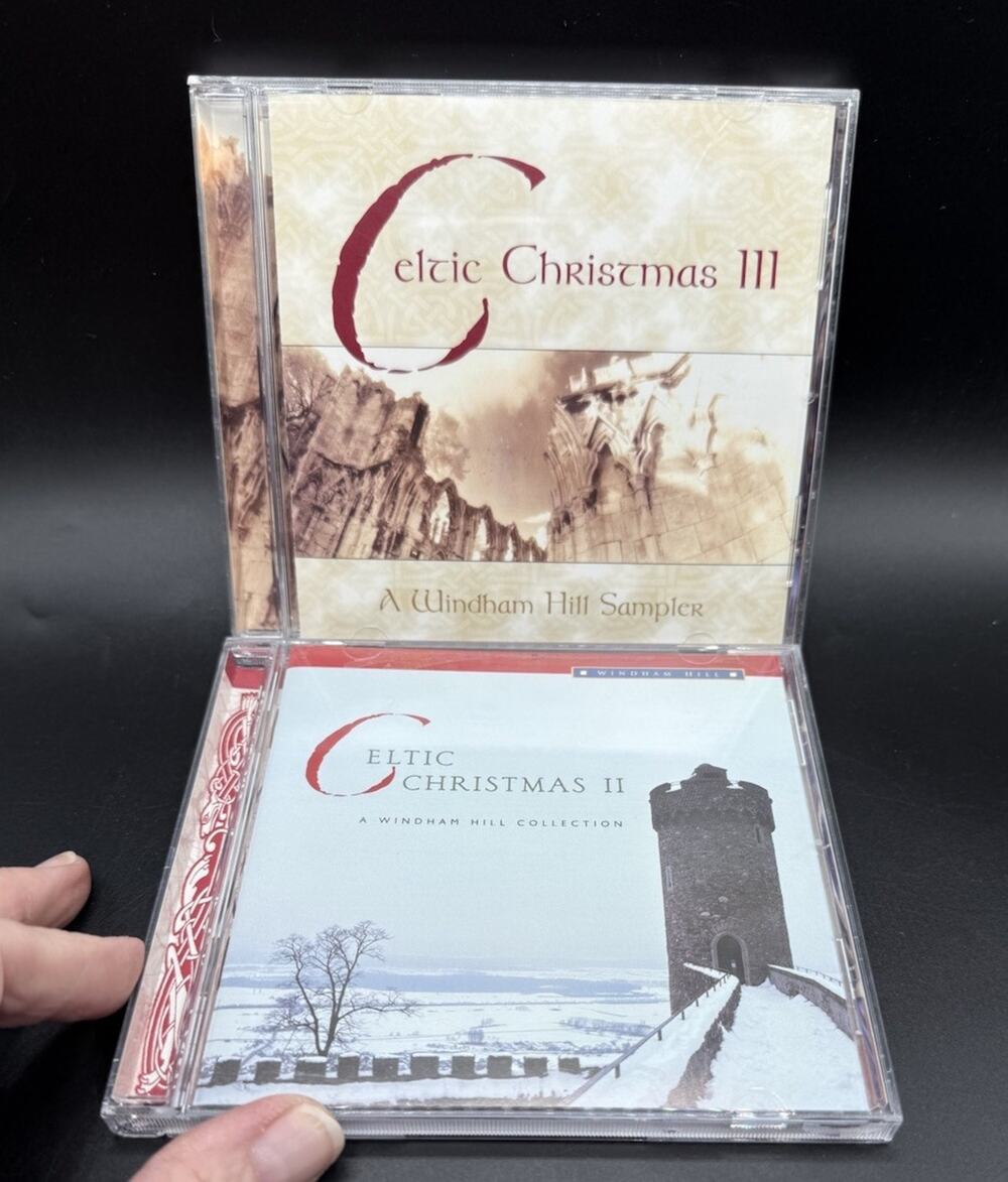 Celtic Christmas 2 & 3 Audio CDs Windam Hill Bundle EUC!